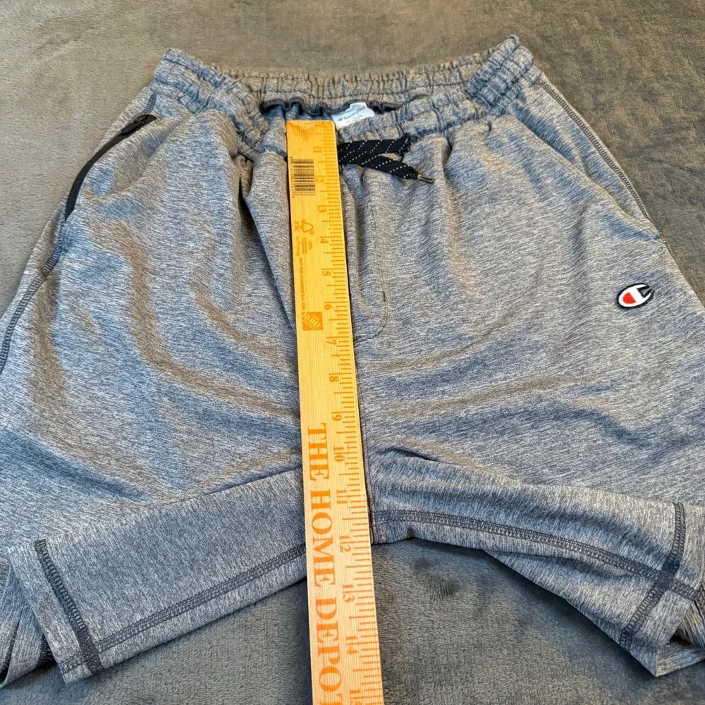 Champion Gray Heather Athletic Shorts with Drawstring Mens Small‎ 25x7